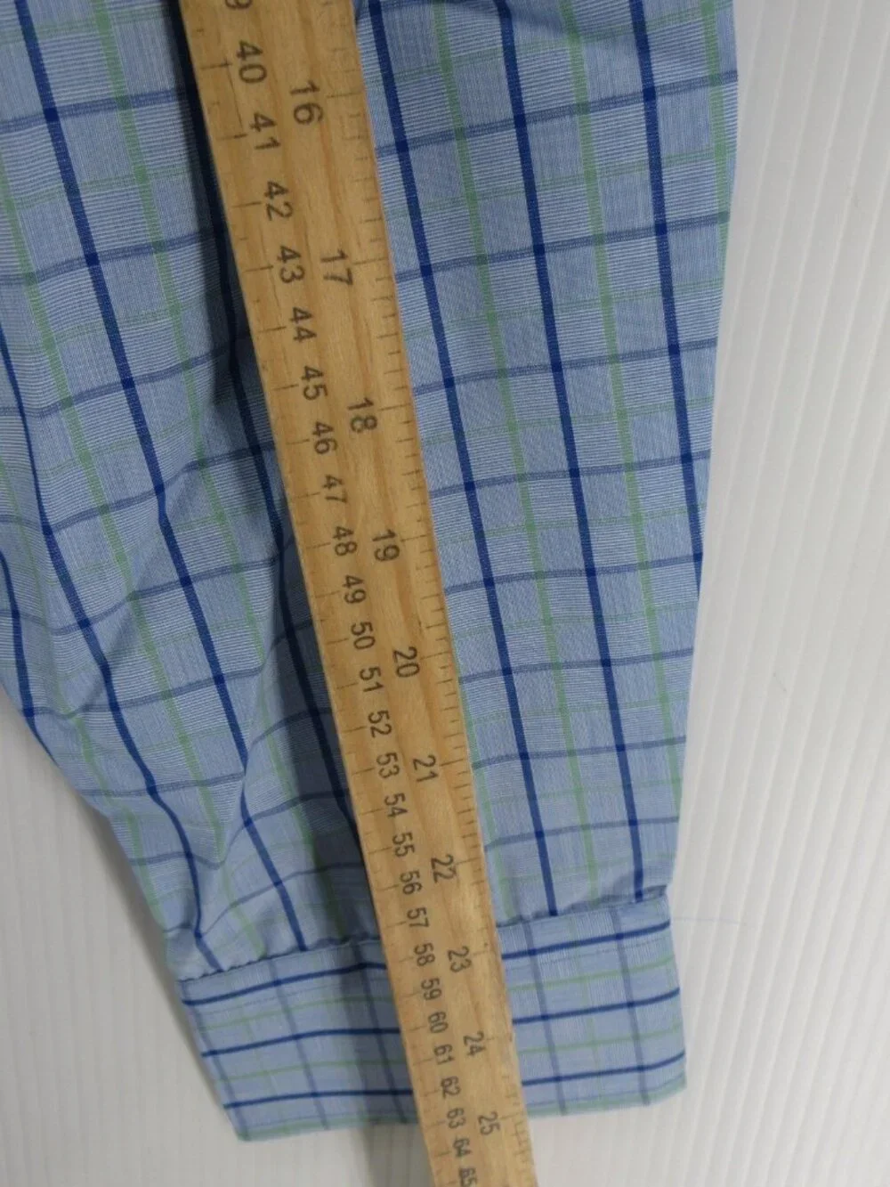 VINTAGE Burberrys Shirt 17.5 London Button Up Check 90s USA Made NWT